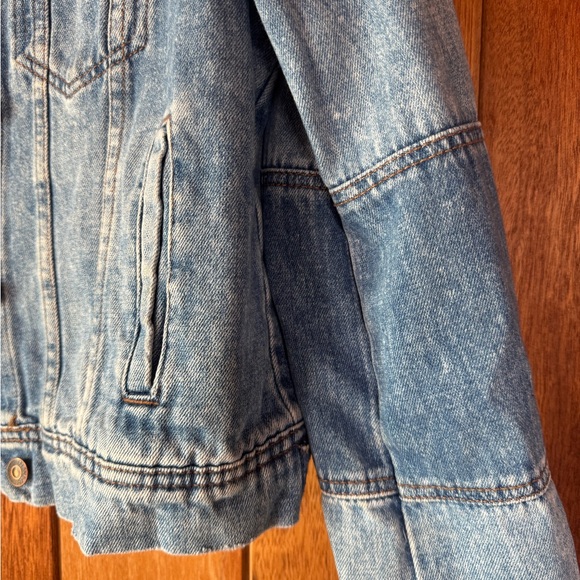 Free People Classic Blue Jean Jacket - Picture 3 of 6